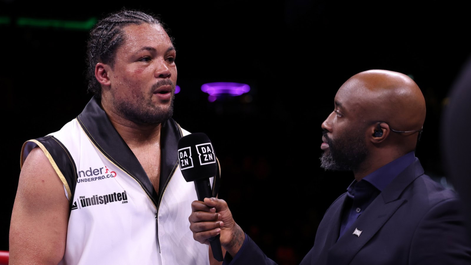 Joe Joyce speaks after his fight with Filip Hrgovic