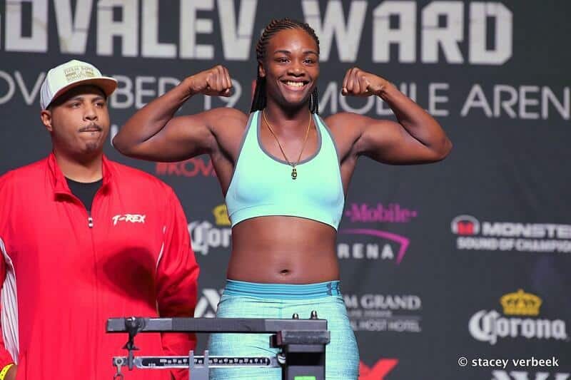Claressa Shields sur la balance