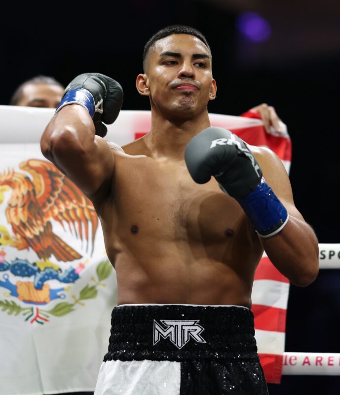 Marco Romero, invaincu des poids moyens, avant sa victoire au T-Mobile Arena de Las Vegas