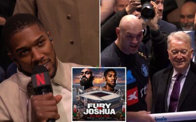 Fury vs Joshua approche de la ligne d’arrivée pour le combat de vendredi à Cardiff à 2 heures du matin