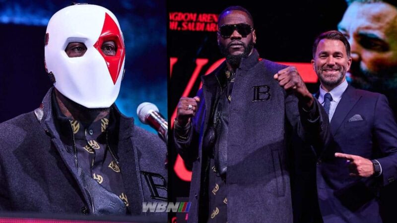 Deontay Wilder et Eddie Hearn