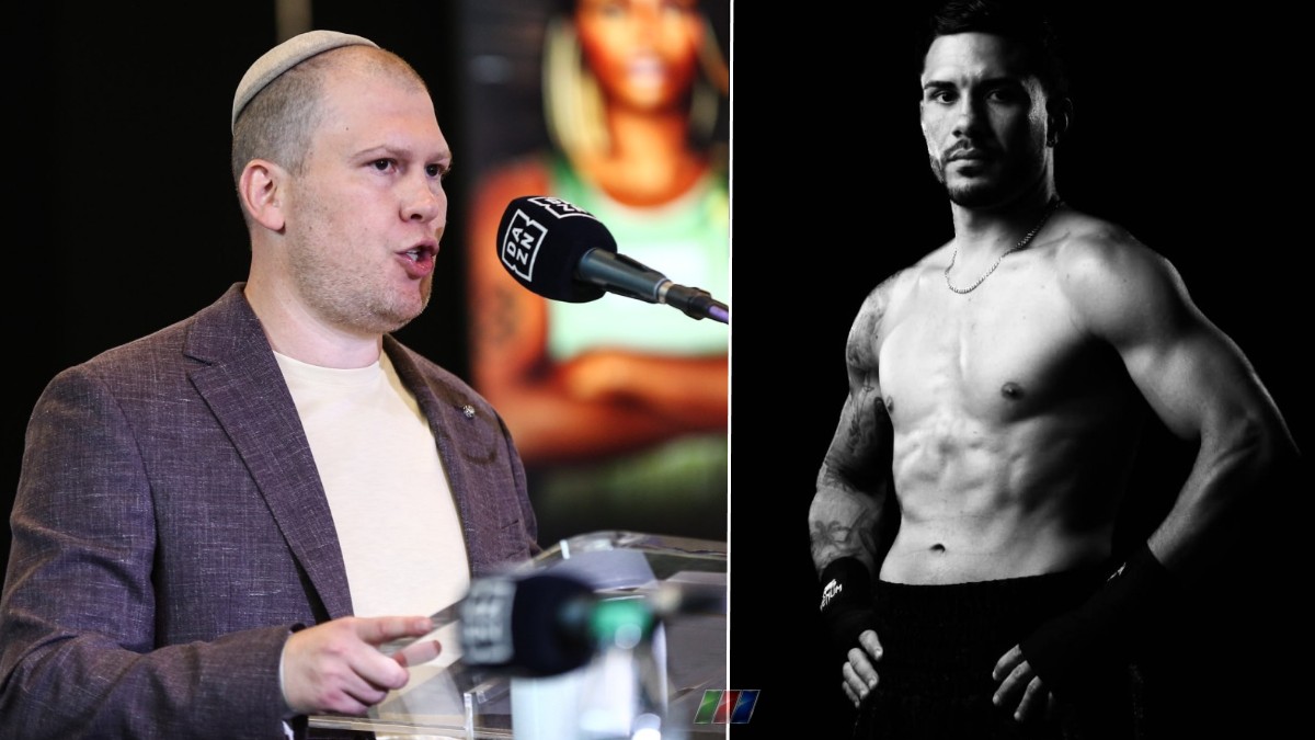 Dmitriy Salita and undefeated Puerto Rican contender Henry LebrónDmitriy Salita and undefeated Puerto Rican contender Henry Lebrón