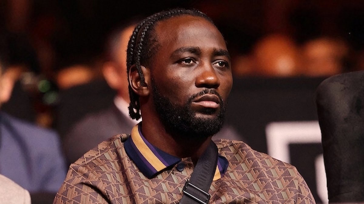 Terence Crawford reacts to reports of a possible December comeback against Ryan Garcia