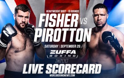 Johnny Fisher contre Michael Pirotton Tableau de bord en direct
