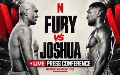Tyson Fury contre Anthony Joshua Conférence de presse en direct