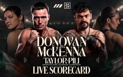 Tableau de bord Paddy Donovan contre Tyrone McKenna