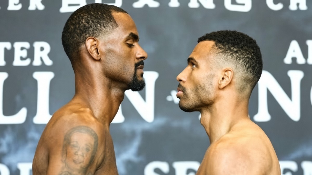 Thomas Dulorme and Terrel Williams face off before their 2018 fight