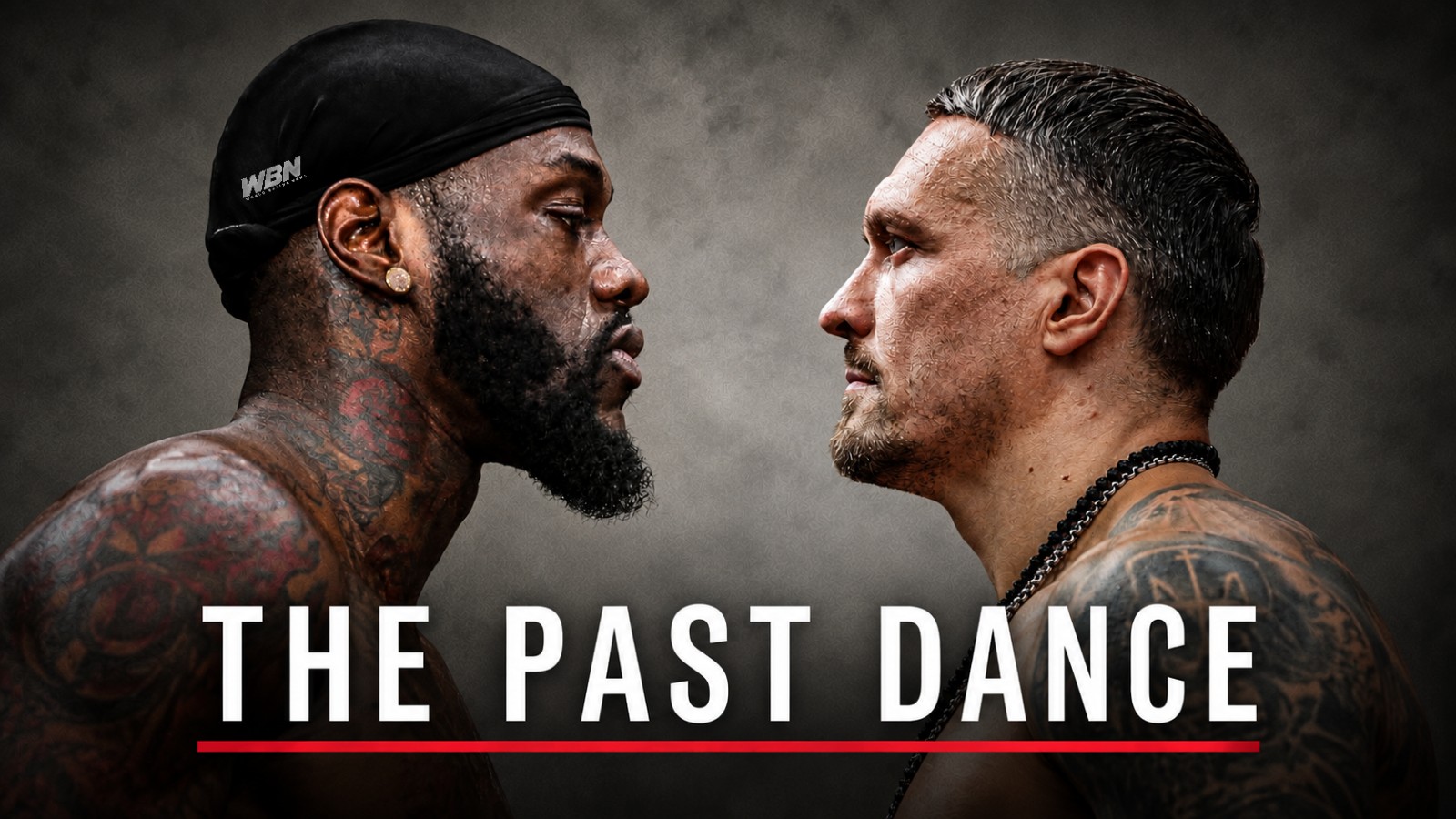 Oleksandr Usyk and Deontay Wilder face off in The Past Dance graphic as financial demands threaten their proposed heavyweight showdown