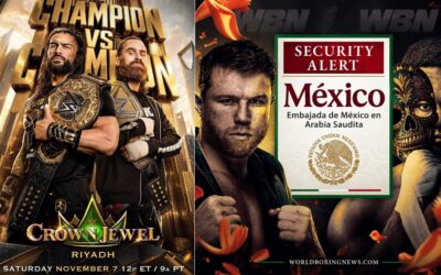 La WWE pourrait supprimer le joyau de la couronne à Riyad alors que la pression de Canelo monte