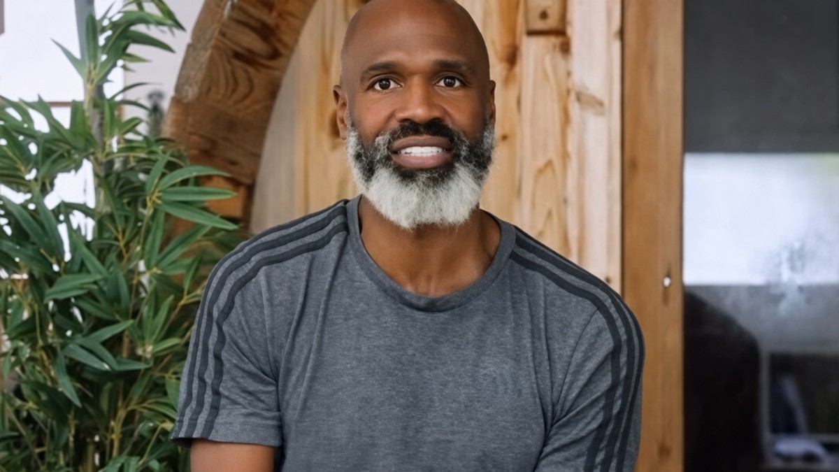Former two-time heavyweight champion Chris Byrd, aged 55, pictured with a gray beard ahead of his boxing comeback