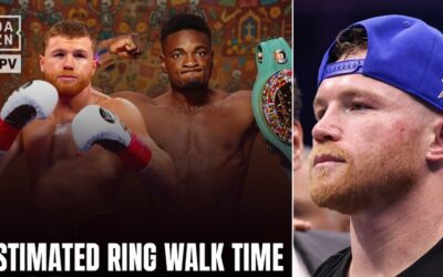Canelo Ring Walk Time étonne les abonnés américains de DAZN