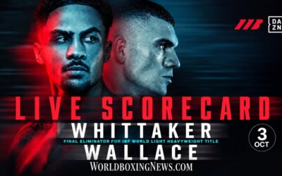 Ben Whittaker contre Conor Wallace Tableau de bord en direct