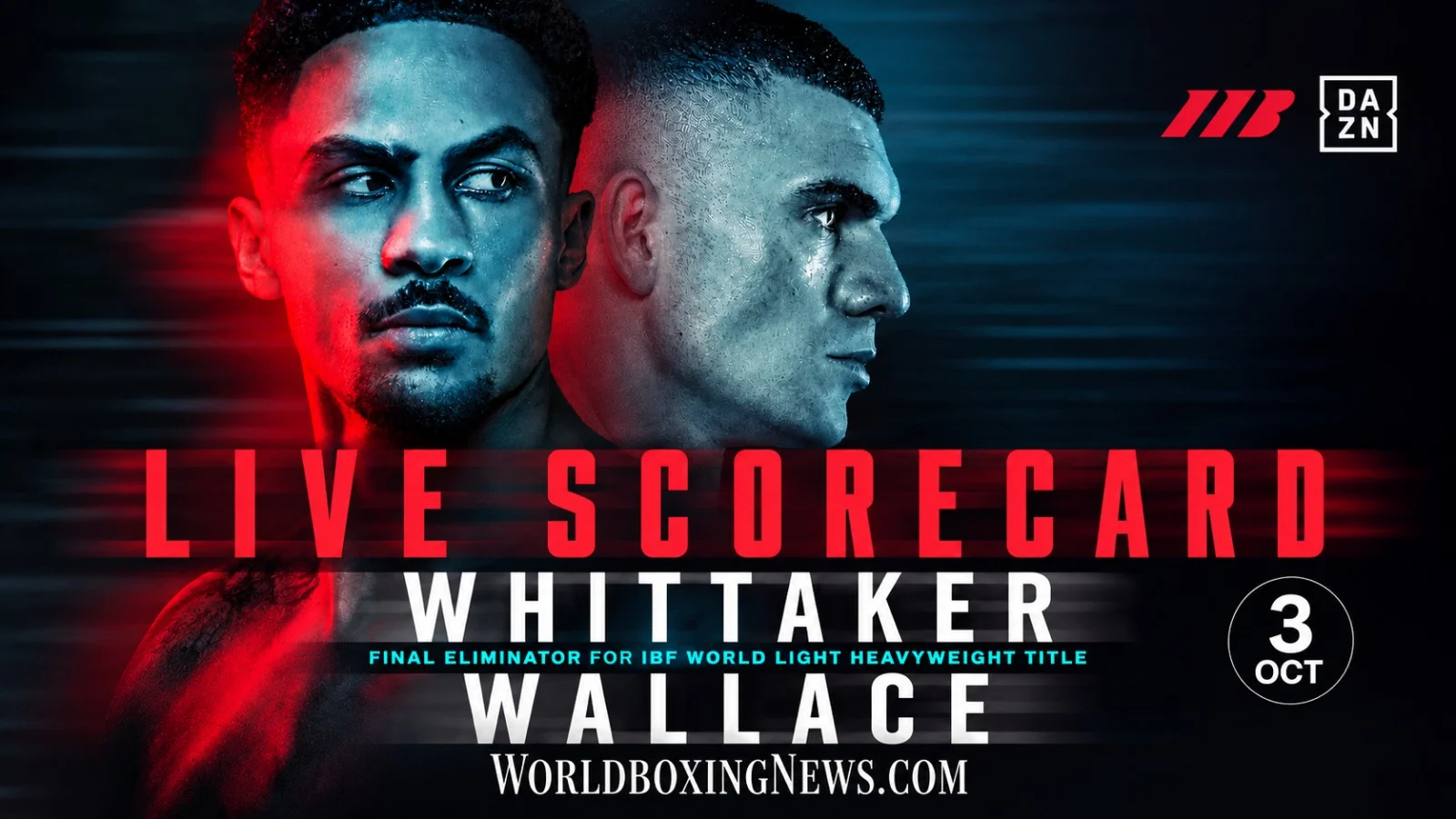 Ben Whittaker and Conor Wallace live scorecard for their IBF light heavyweight final eliminator
